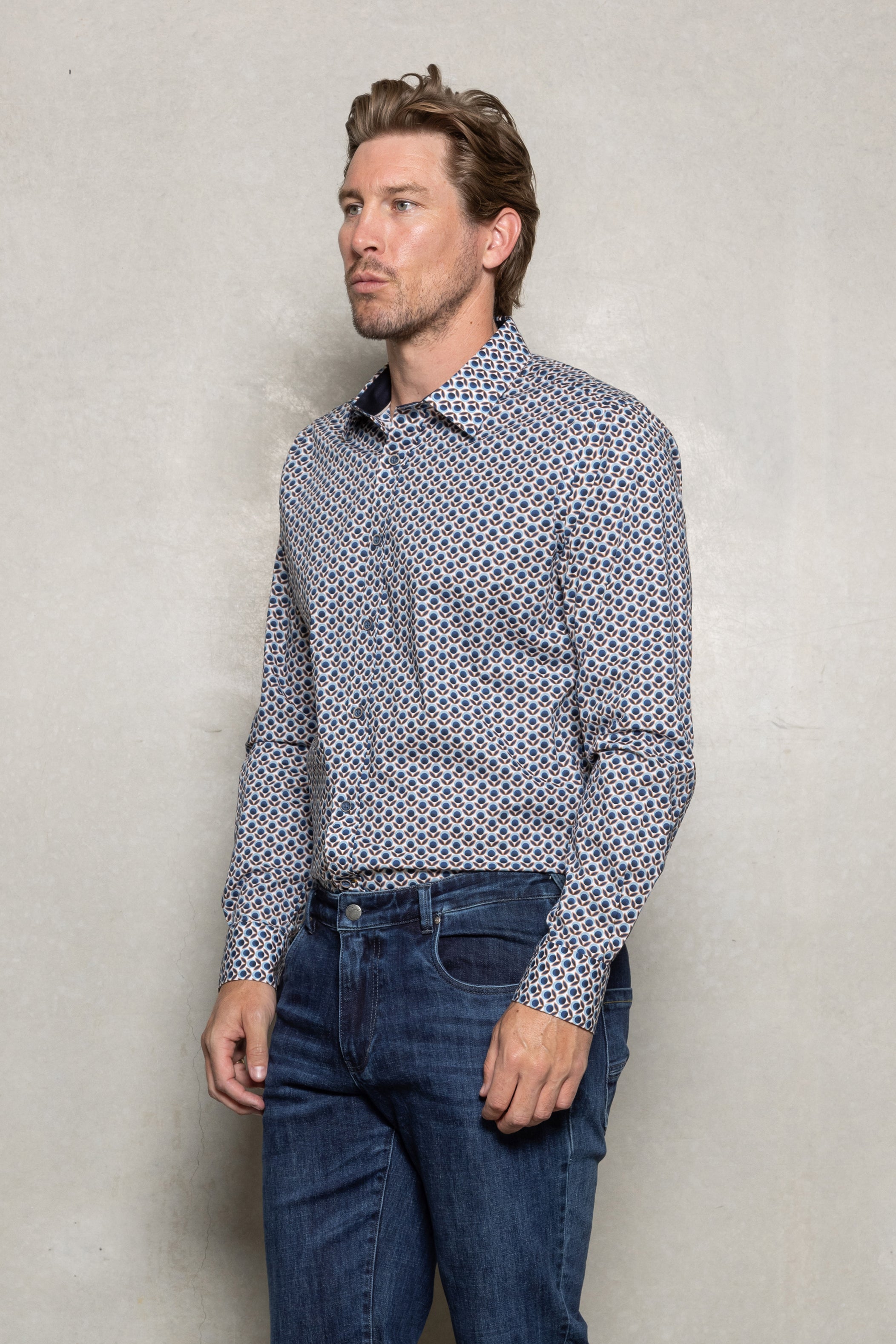 Blake Shirt | Cornflower