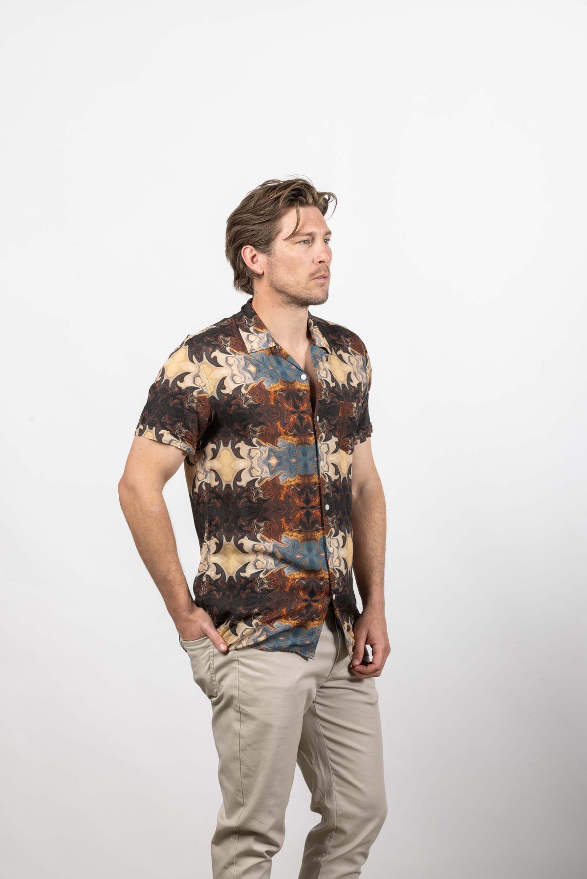 Dale Short Sleeve Shirt | Stormy Seas