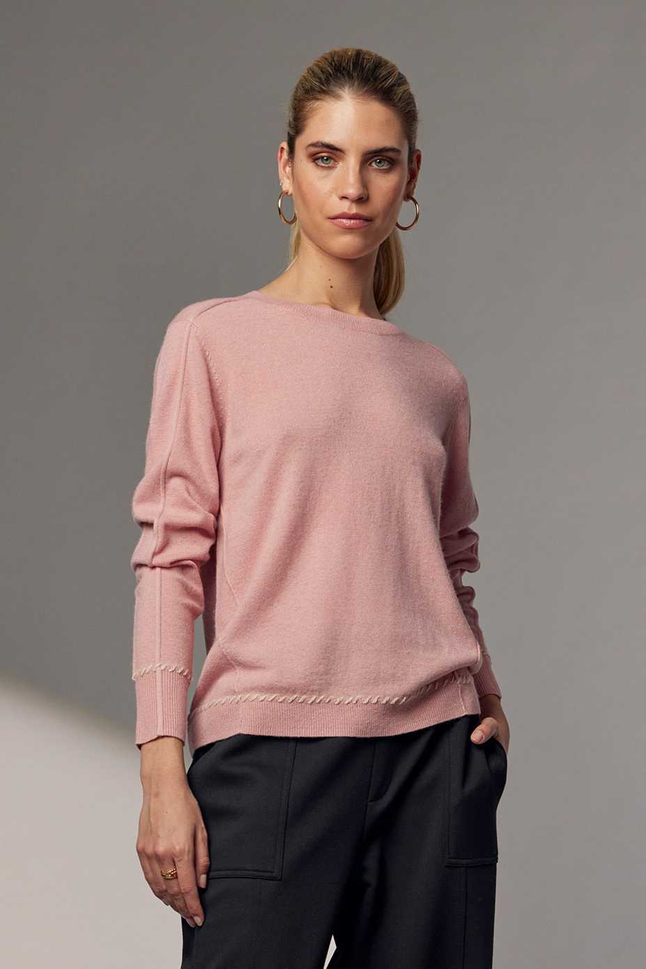Whipped Up Sweater | Dusky Pink