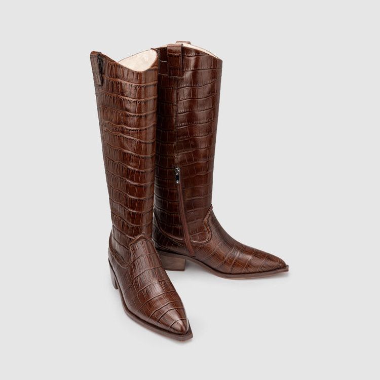 Ember Boot | Tan Croc