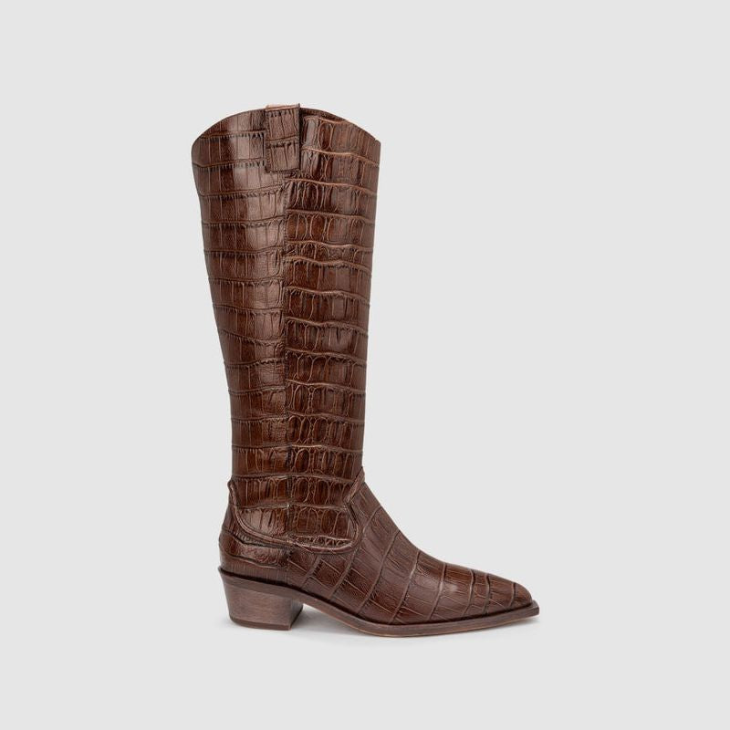 Ember Boot | Tan Croc