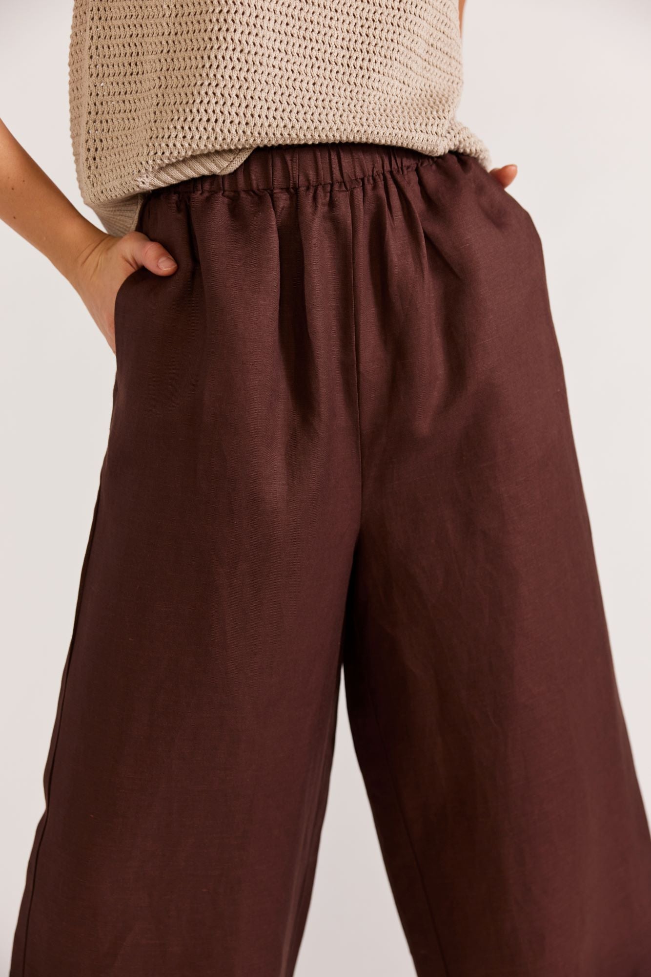 Haven Relaxed Pants | Chocolate