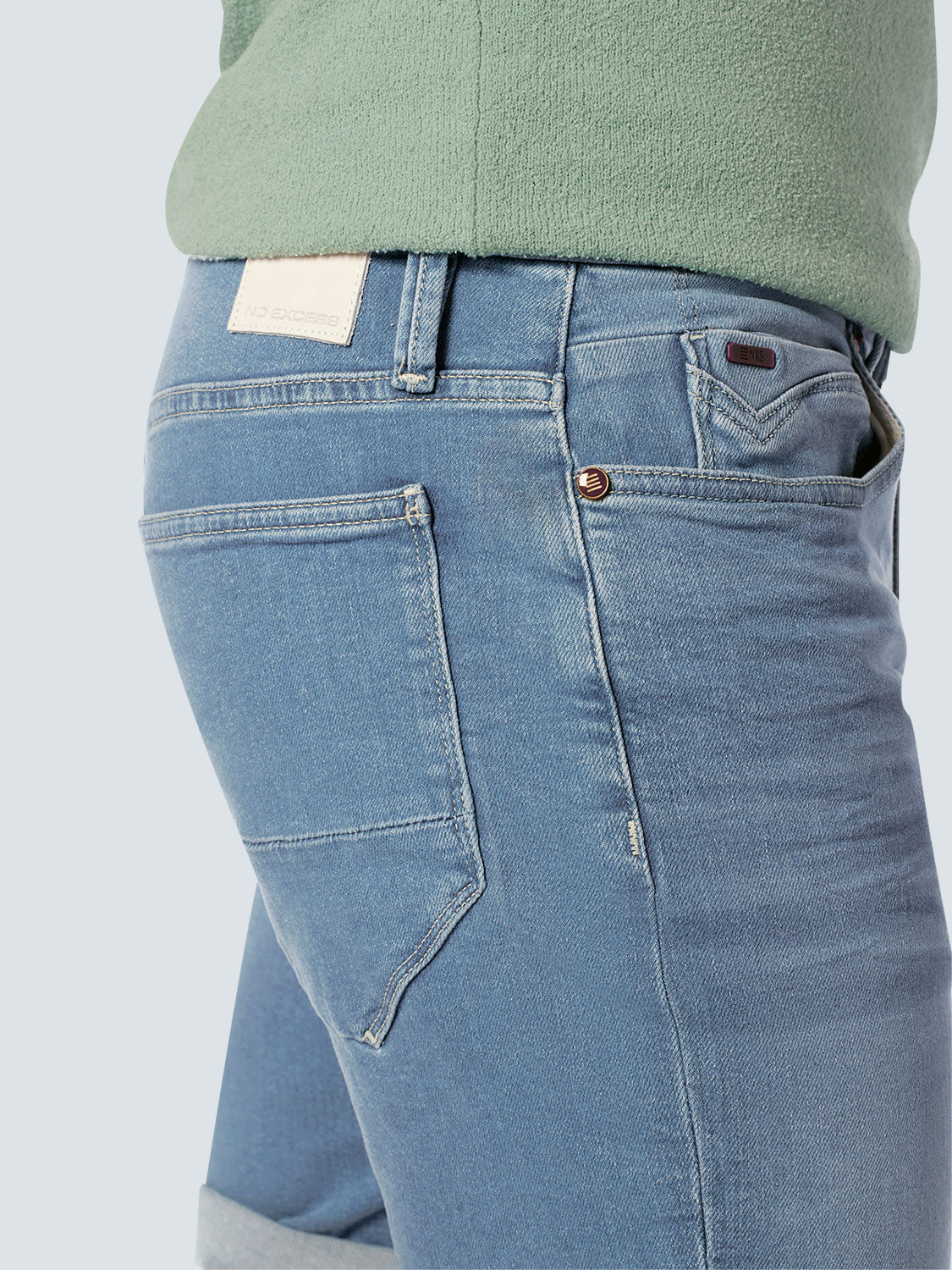 Short Denim | Bleach Denim