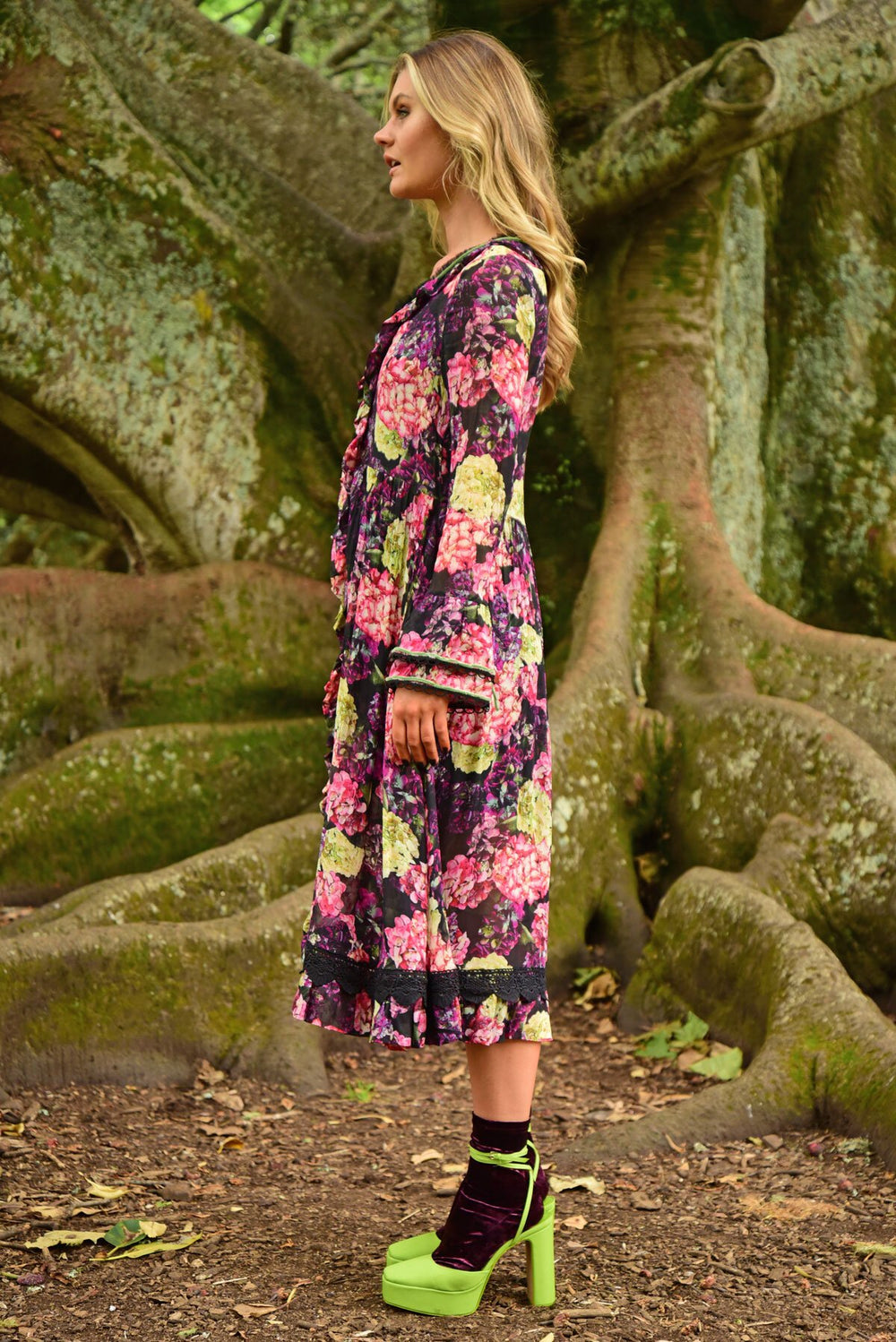 The Time Of Flowers Lives Dress Hydrangea Shop Trelise Cooper at
