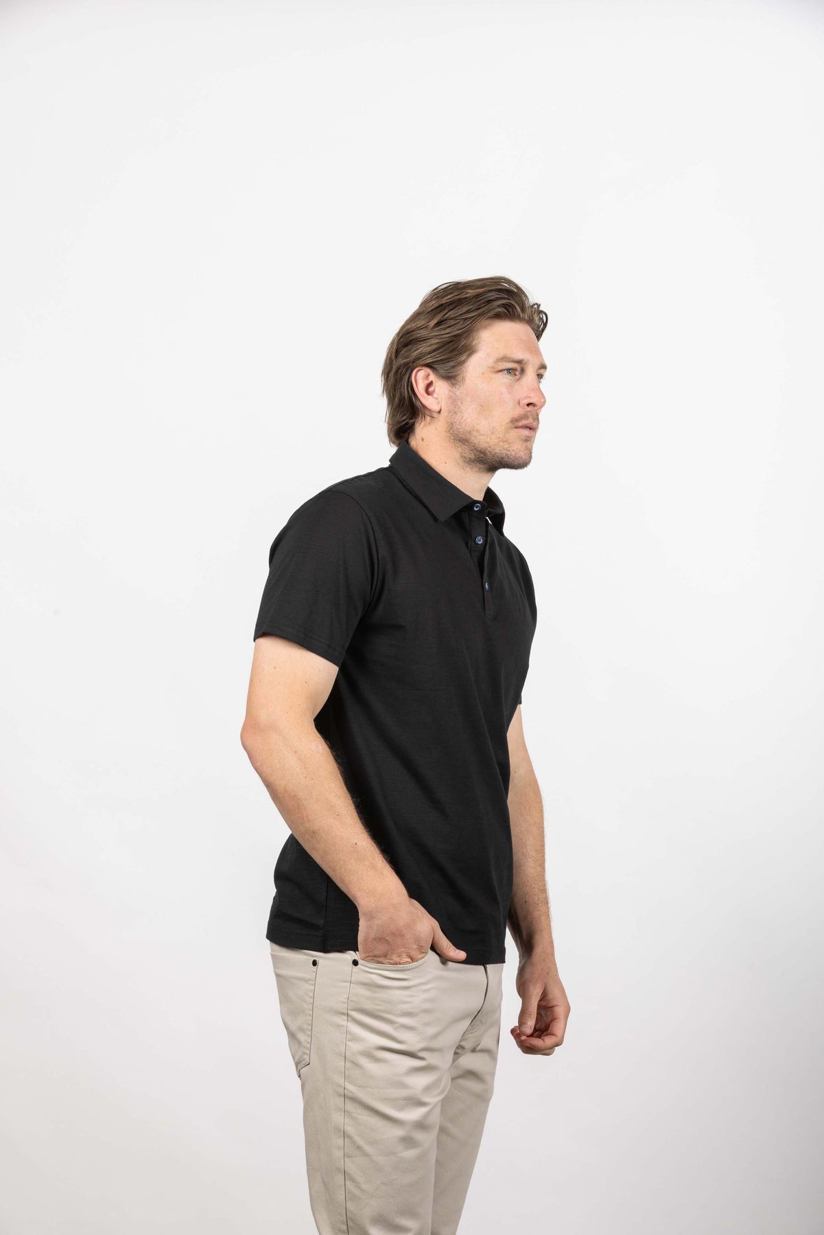 Logan Polo Shirt | Black