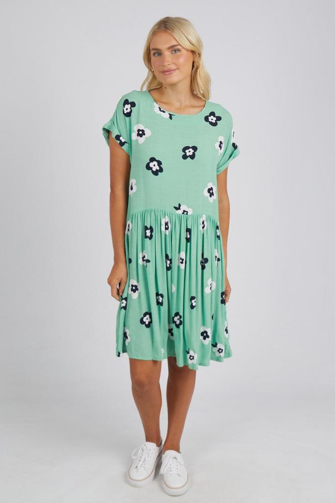 Juno Floral Dress | Green