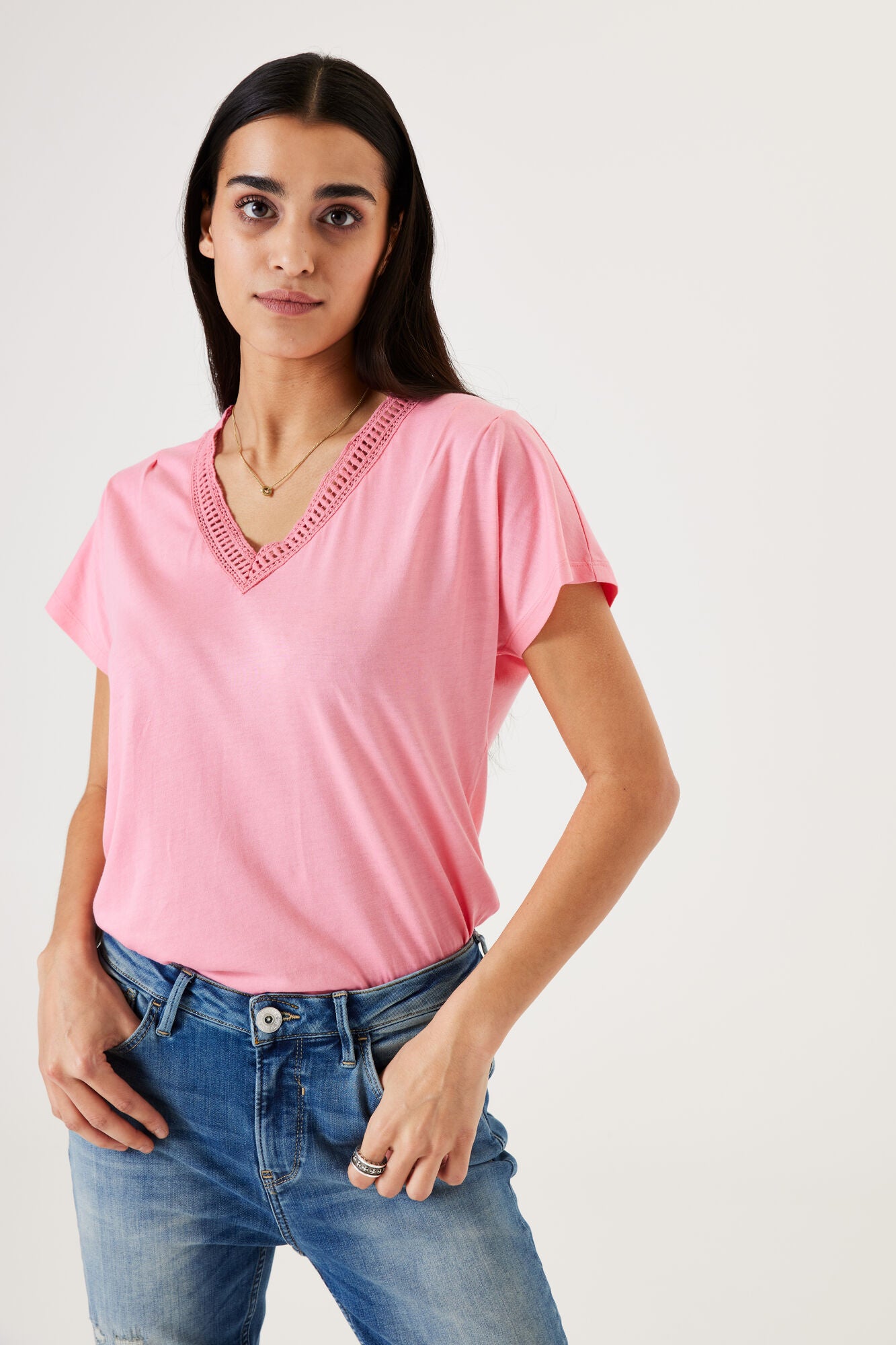 Ladies T-Shirt | Sunrise Pink