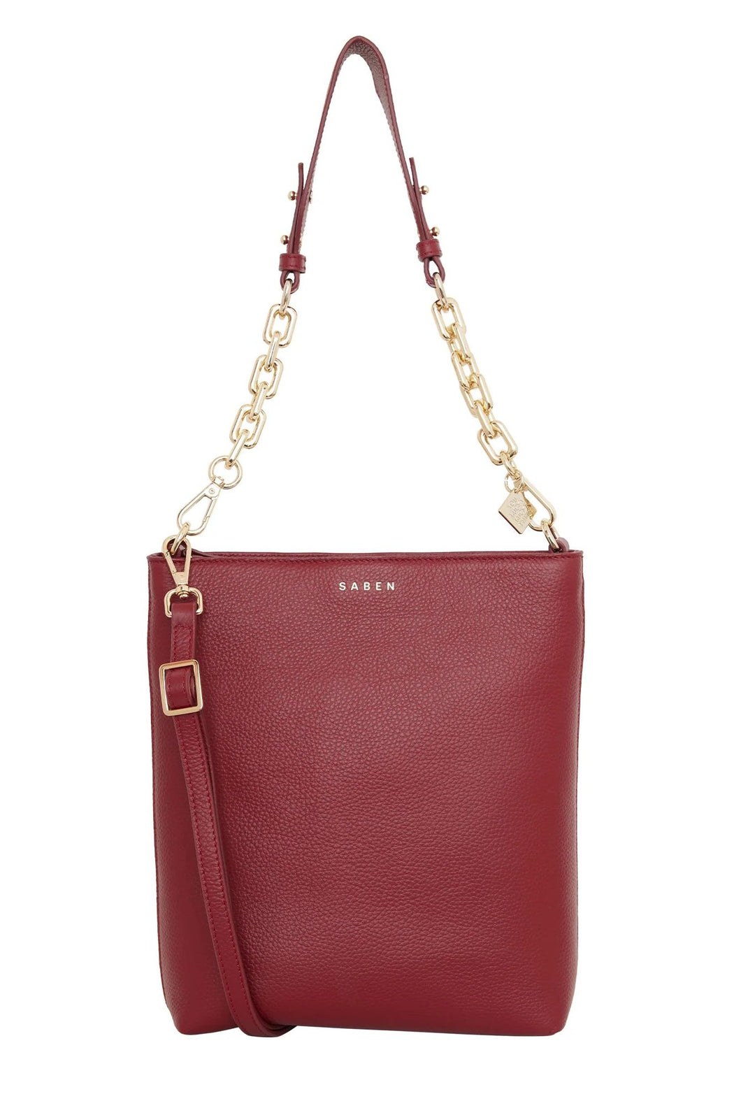 Claudette-Chunky Chain Handle - Cherry