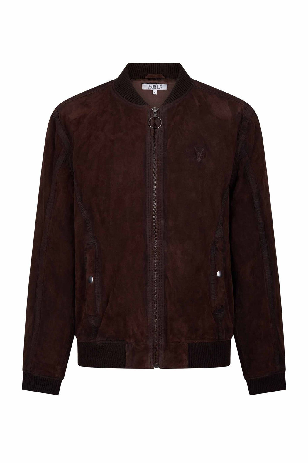 Union Leather Bomber Jacket | Brown
