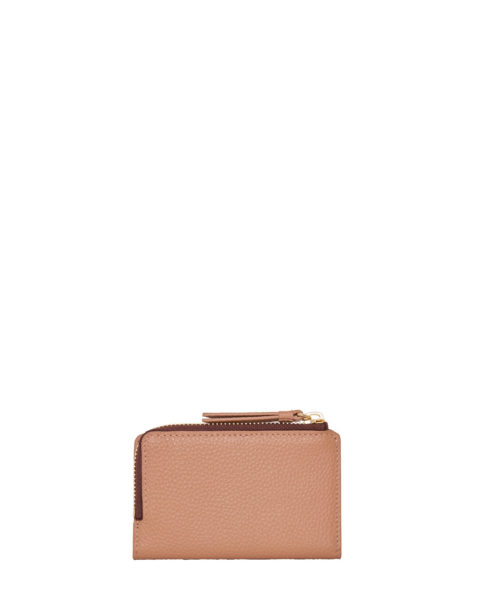 Wednesday Wallet | Taupe & White Stitch