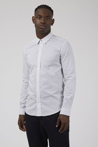 Ben Sherman Dash Print - Kingfisher
