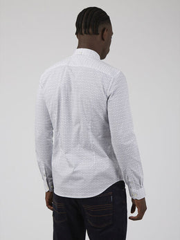 Ben Sherman Dash Print - Kingfisher