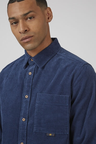 Corduroy Shirt - Dark Blue